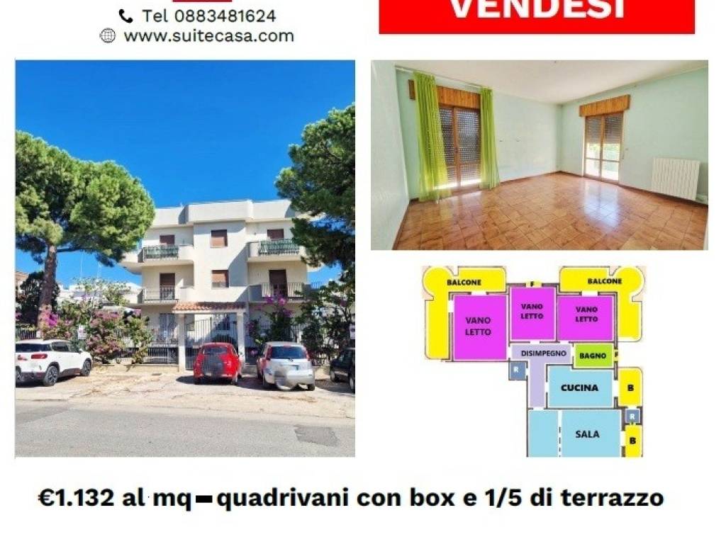 appartamento in vendita a Trani in zona Borgo Ottocentesco