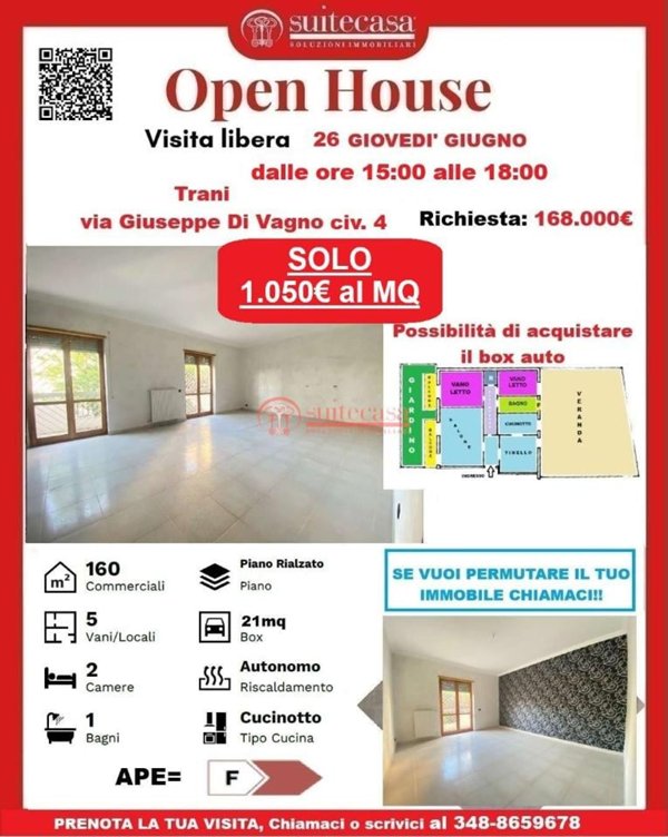 appartamento in vendita a Trani