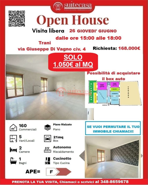 appartamento in vendita a Trani