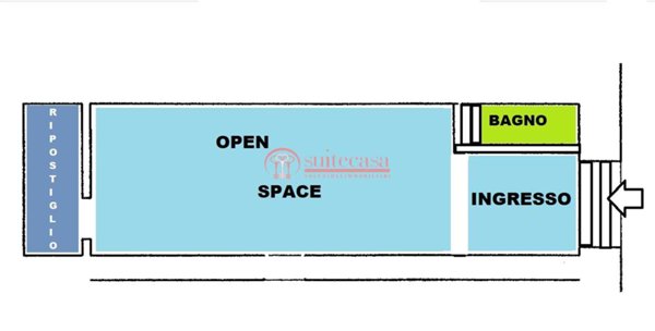 ufficio in vendita a Trani in zona Borgo Ottocentesco