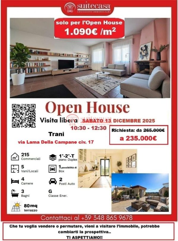 pentavano in vendita a Trani in zona Capirro