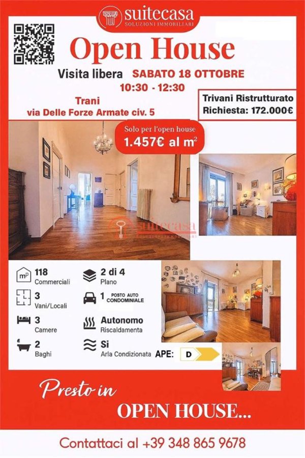 appartamento in vendita a Trani