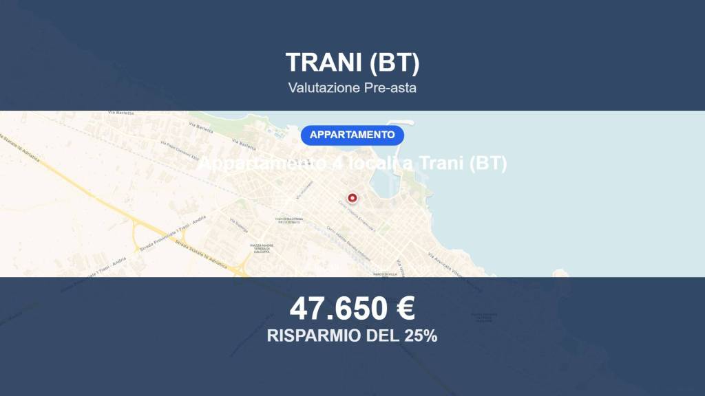 appartamento in vendita a Trani in zona Borgo Medievale