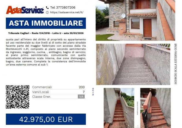 appartamento in vendita ad Arbus