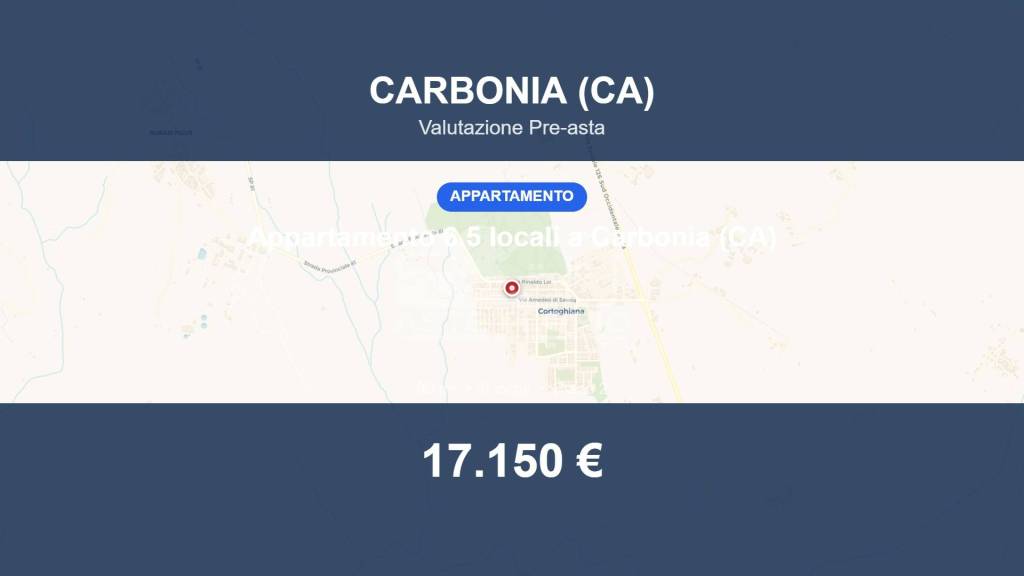 appartamento in vendita a Carbonia in zona Cortoghiana