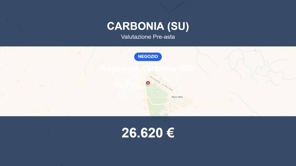 negozio in vendita a Carbonia in zona Bacu Abis