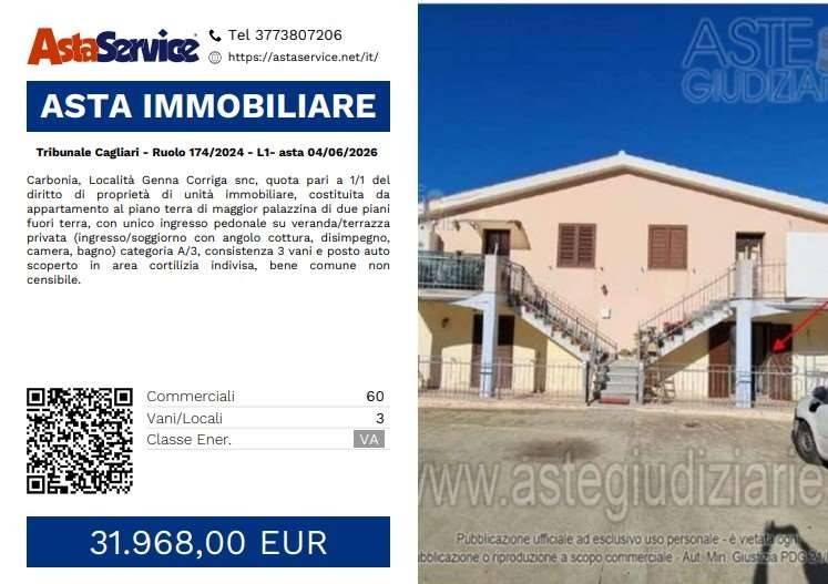 appartamento in vendita a Carbonia