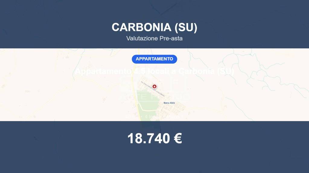 appartamento in vendita a Carbonia in zona Bacu Abis