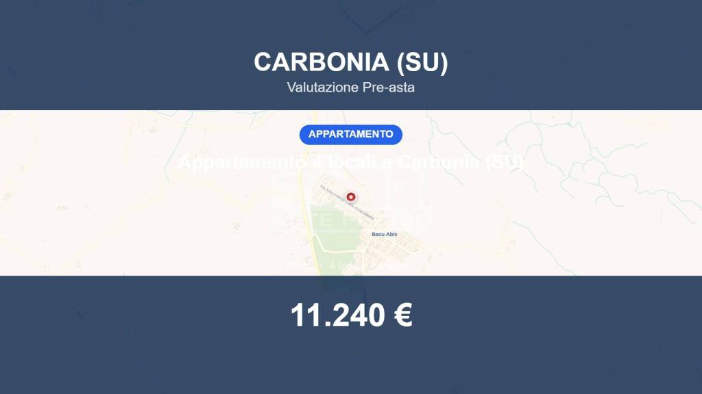 appartamento in vendita a Carbonia in zona Bacu Abis