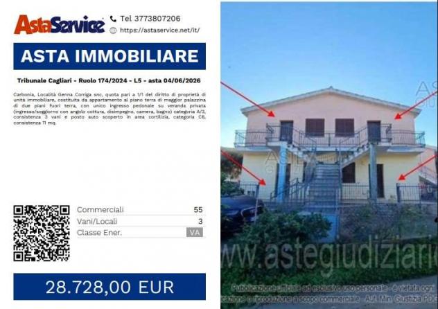 appartamento in vendita a Carbonia