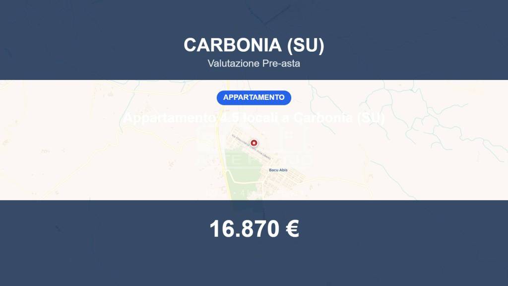 appartamento in vendita a Carbonia in zona Bacu Abis