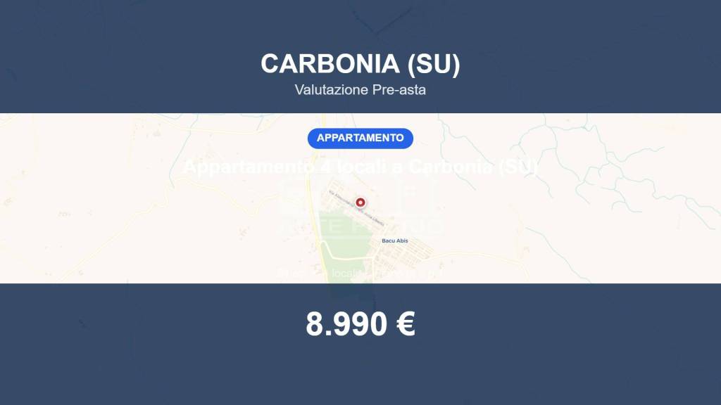 appartamento in vendita a Carbonia in zona Bacu Abis