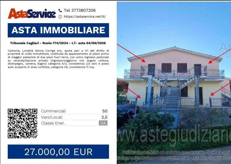 appartamento in vendita a Carbonia