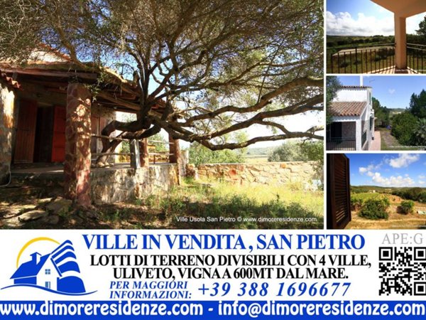 villa in vendita a Carloforte