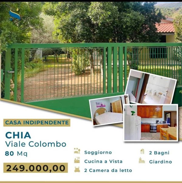 casa indipendente in vendita a Domus de Maria in zona Chia