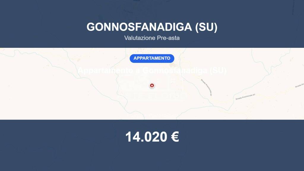 appartamento in vendita a Gonnosfanadiga