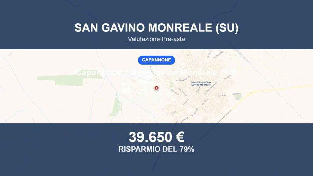 locale commerciale in vendita a San Gavino Monreale