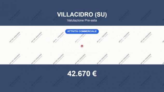 locale commerciale in vendita a Villacidro