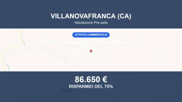 locale commerciale in vendita a Villanovafranca