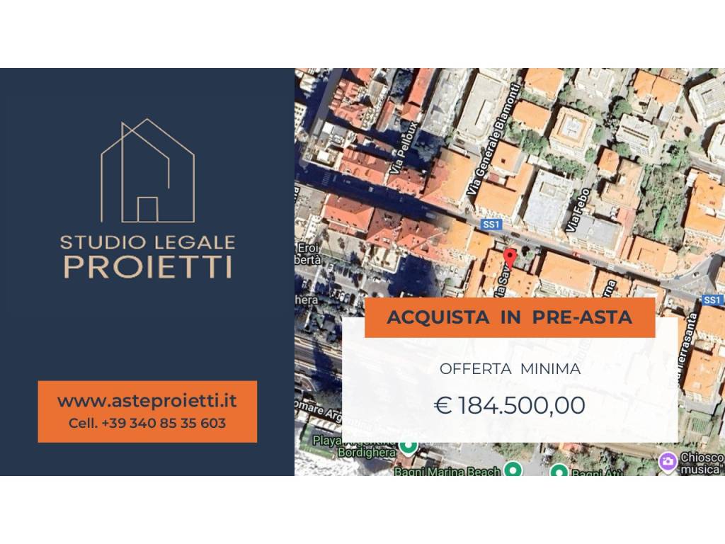 appartamento in vendita a Bordighera