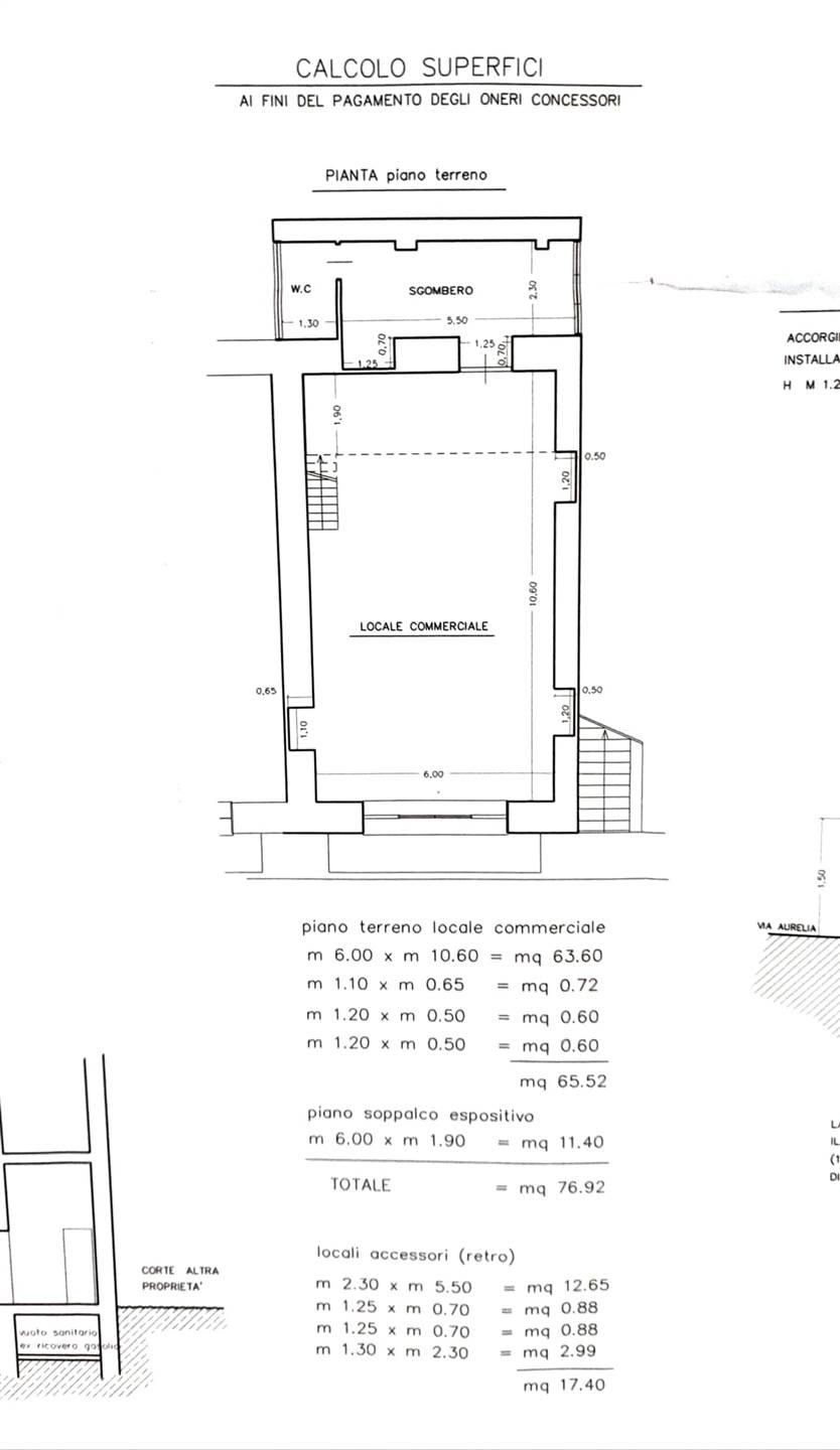 negozio in vendita a Camporosso