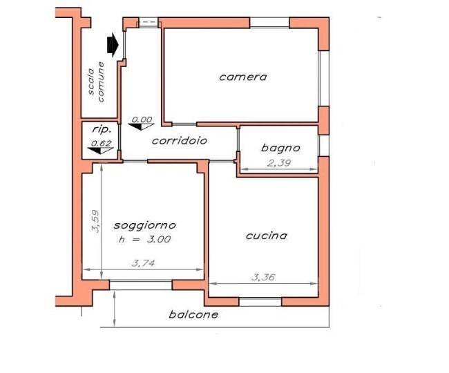 appartamento in vendita a Ceriana