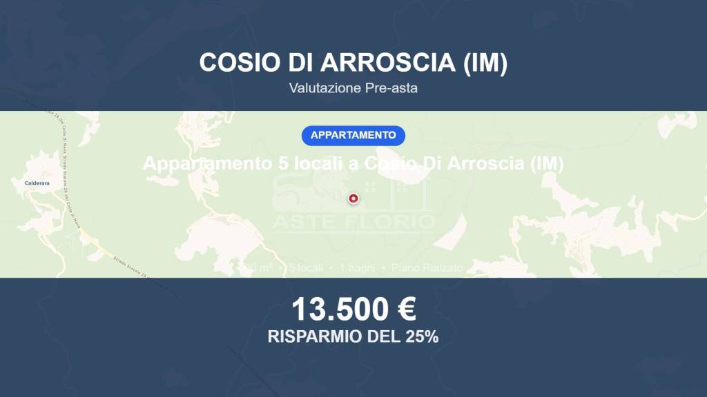 appartamento in vendita a Cosio d'Arroscia