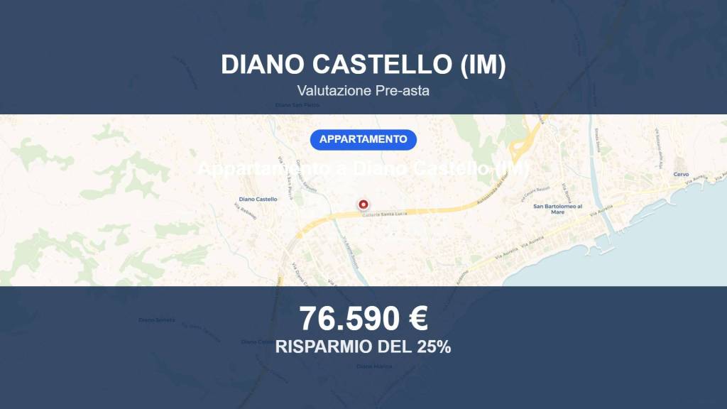 appartamento in vendita a Diano Castello