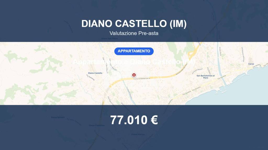 appartamento in vendita a Diano Castello