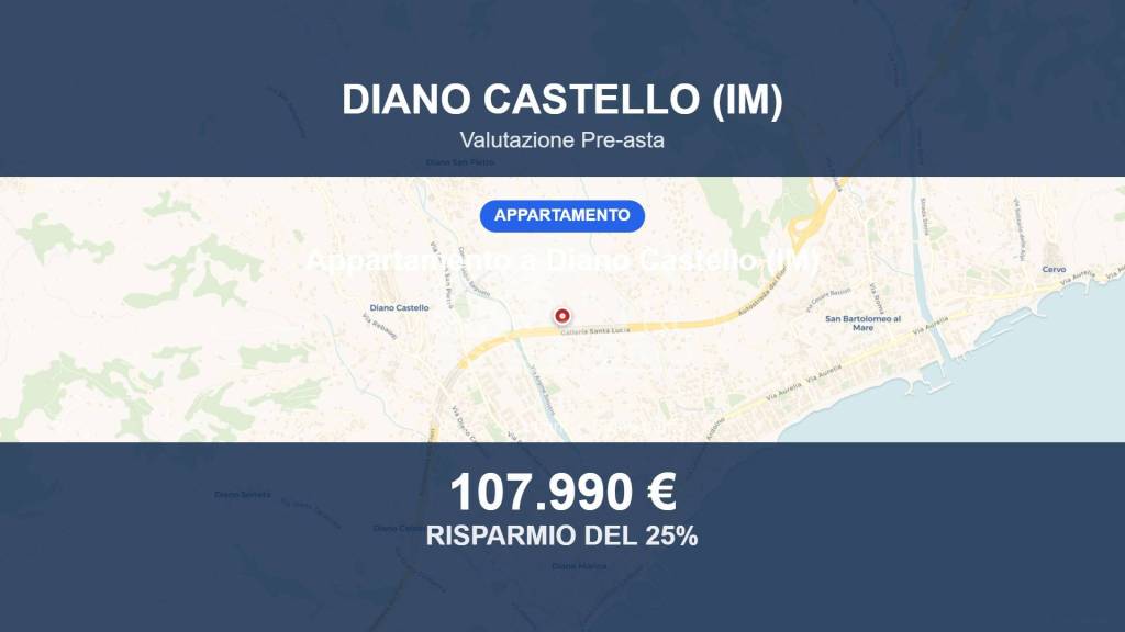 appartamento in vendita a Diano Castello