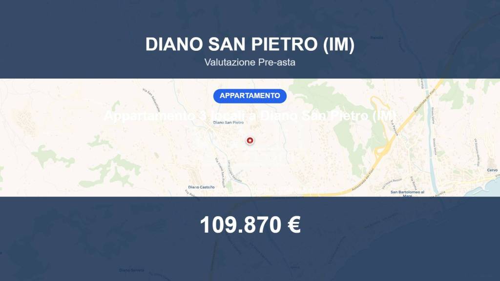 appartamento in vendita a Diano San Pietro in zona Roncagli