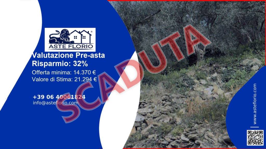 terreno agricolo in vendita ad Imperia in zona Costa d'Oneglia