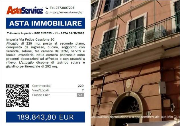 quadrivano in vendita ad Imperia