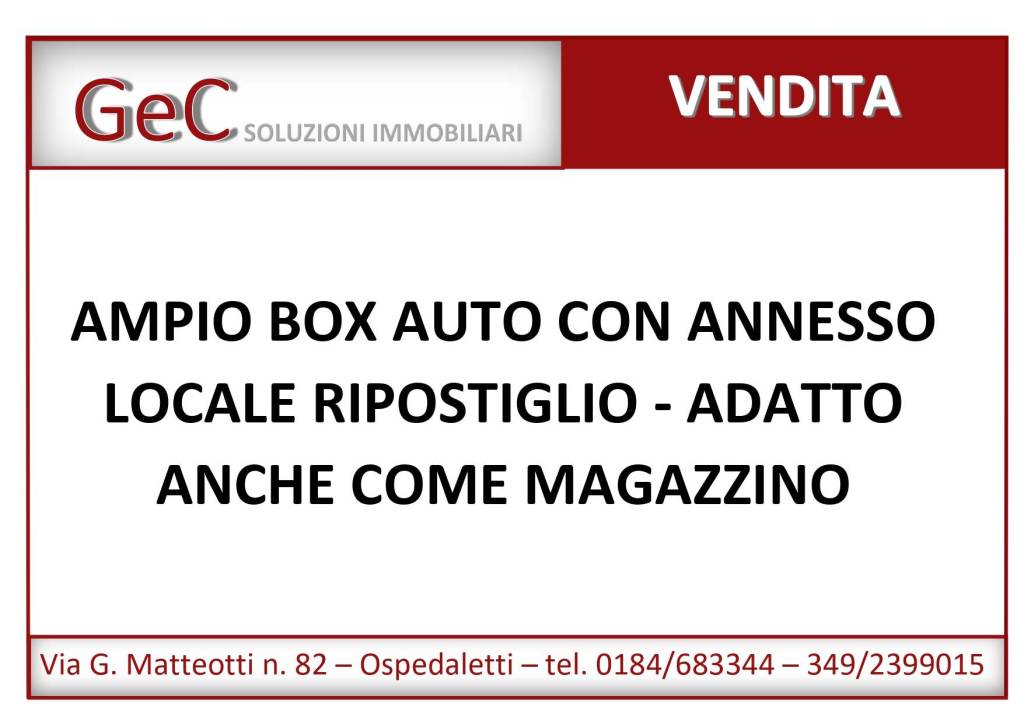 locale di sgombero in vendita ad Ospedaletti in zona Porrine