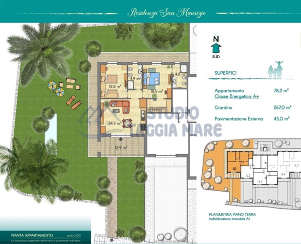 appartamento in vendita a Riva Ligure