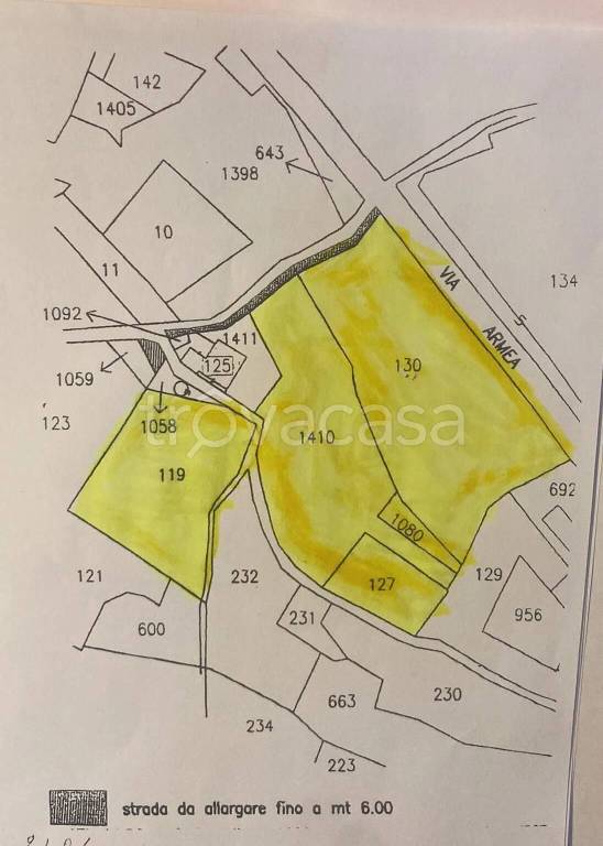 terreno edificabile in vendita a Sanremo in zona Poggio