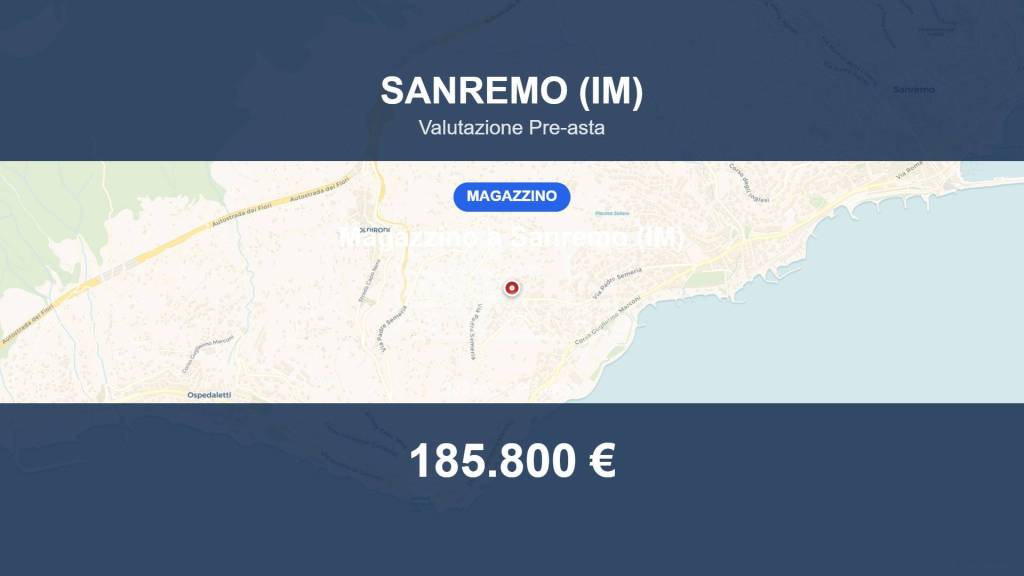 locale commerciale in vendita a Sanremo in zona Coldirodi