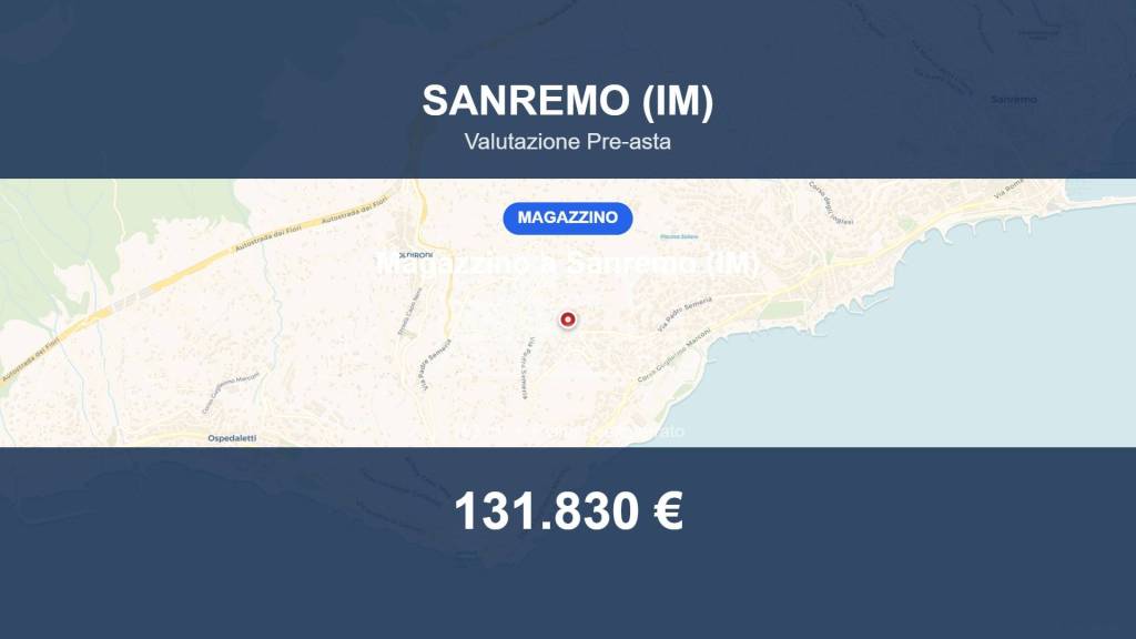locale commerciale in vendita a Sanremo in zona Coldirodi
