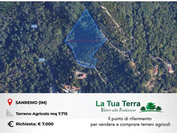 terreno in vendita a Sanremo