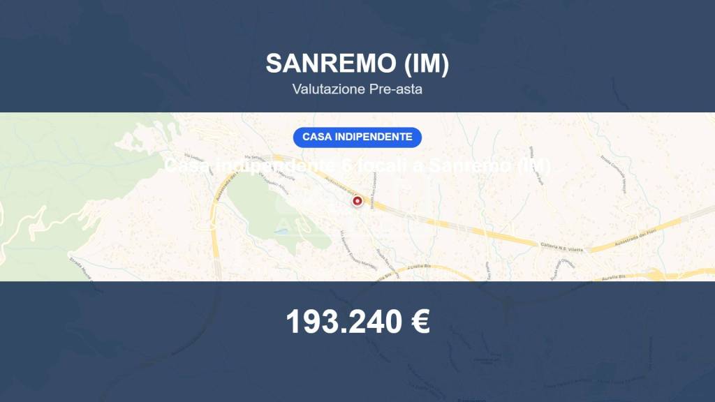 casa indipendente in vendita a Sanremo
