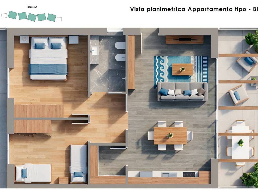 appartamento in vendita a Santo Stefano al Mare