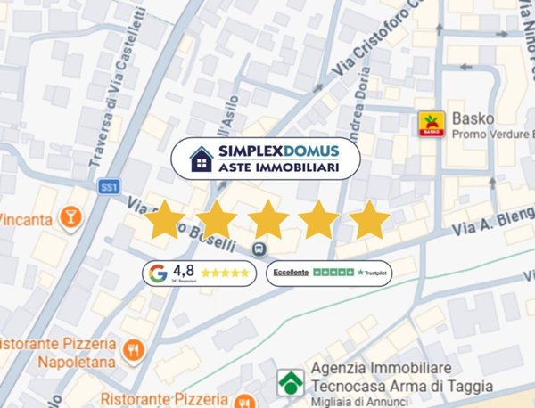 appartamento in vendita a Taggia