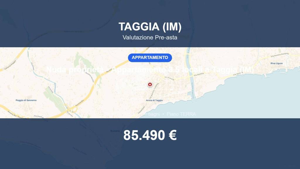 appartamento in vendita a Taggia in zona Arma di Taggia