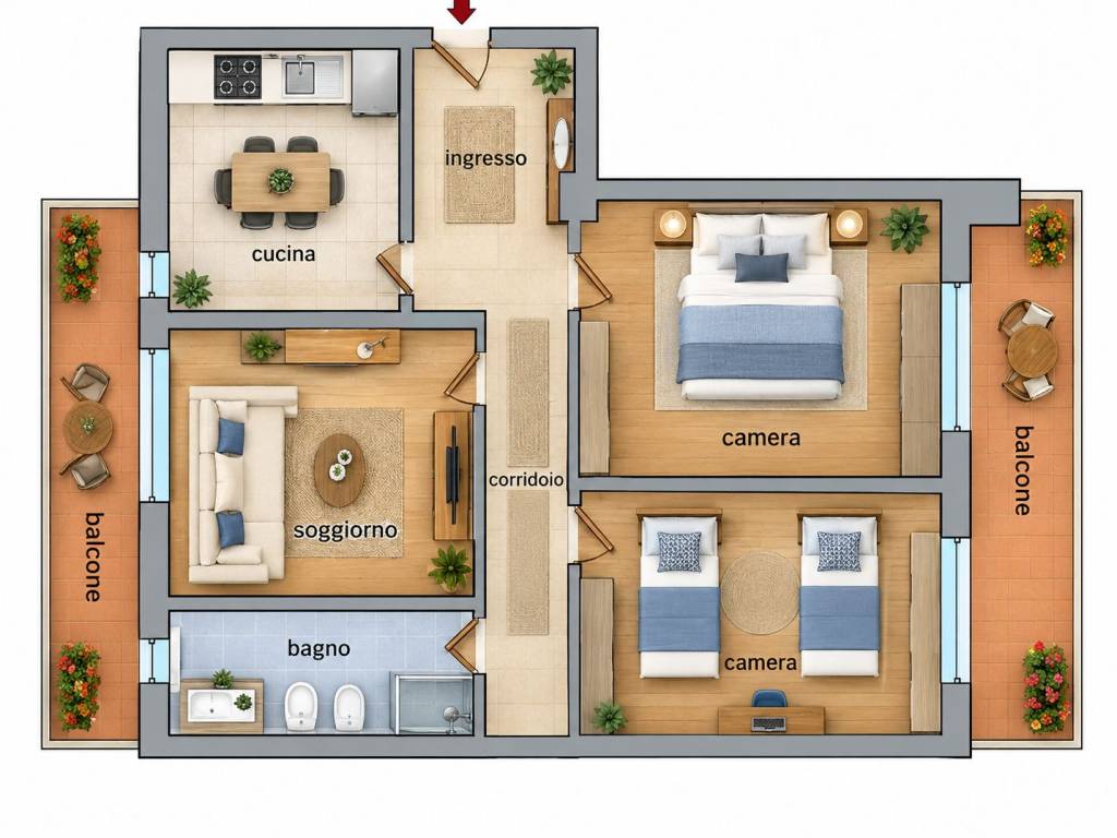 appartamento in vendita a Vallecrosia