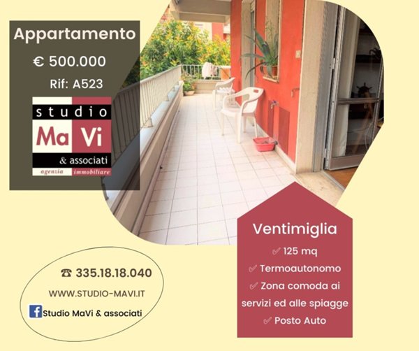 appartamento in vendita a Ventimiglia