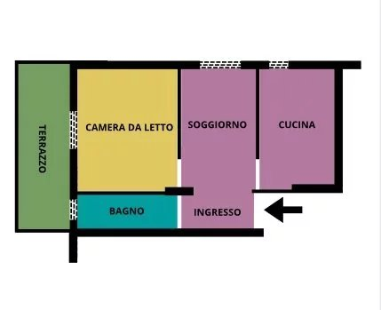 appartamento in vendita a Ventimiglia in zona Porra