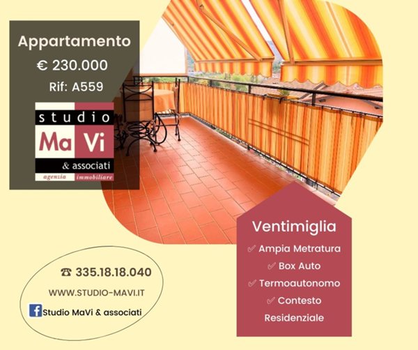 appartamento in vendita a Ventimiglia