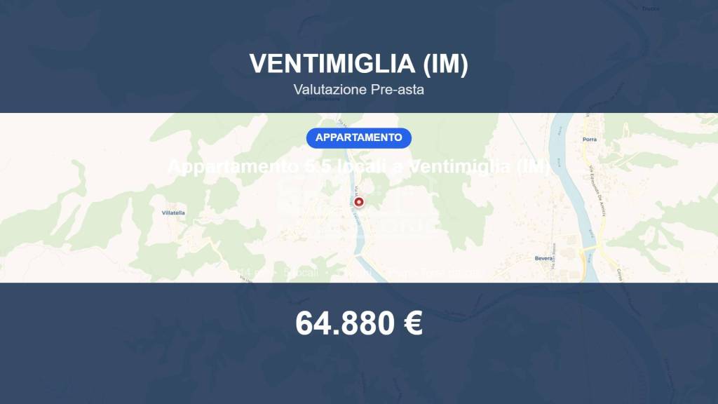 appartamento in vendita a Ventimiglia in zona Calvo
