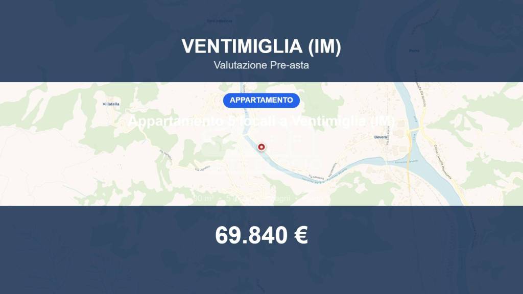 appartamento in vendita a Ventimiglia in zona Calvo