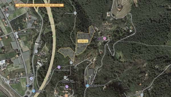 terreno agricolo in vendita ad Andora